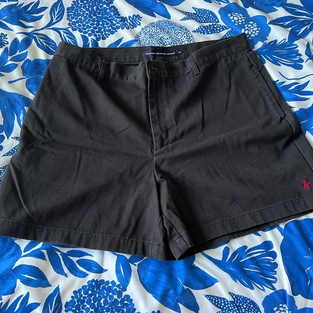 Ralph Lauren Sport Women’s 14 Black Short, 100% cotton